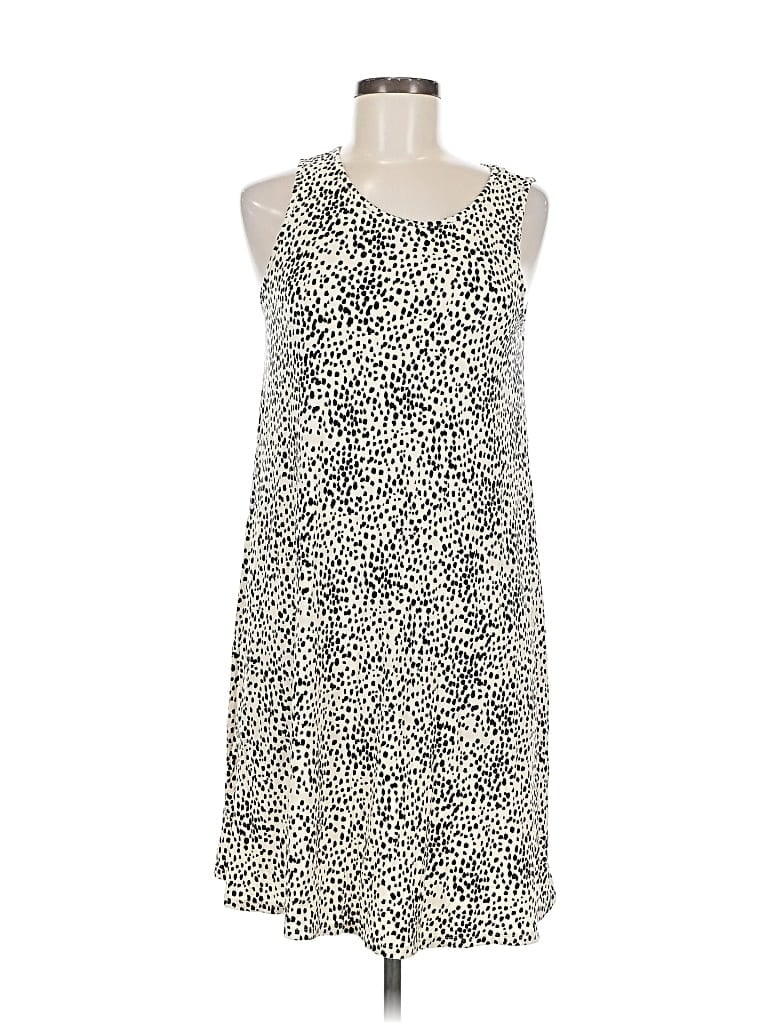 Pre-owned Express Outlet Casual Dress In White