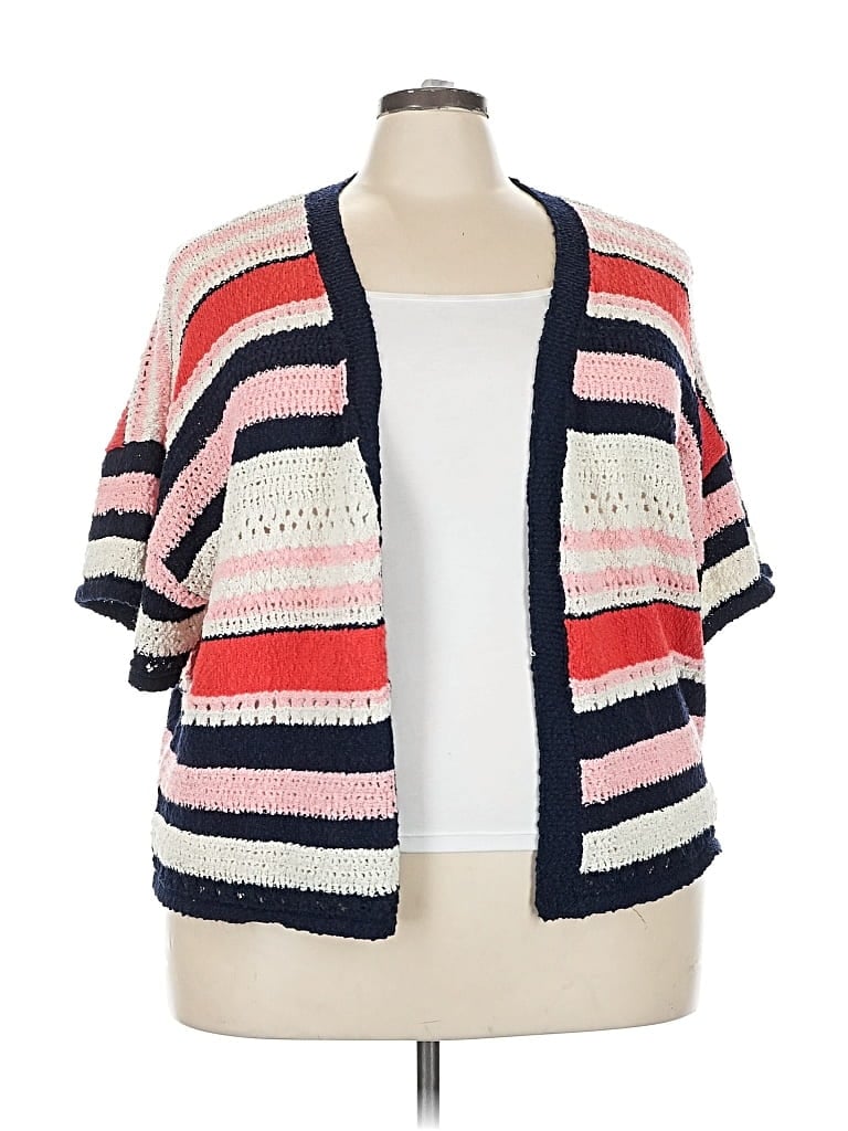 Lane Bryant Cardigan Sweater In Multi