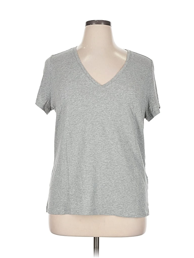 Pre-owned Banana Republic Factory Store Short Sleeve T-shirt In Gray