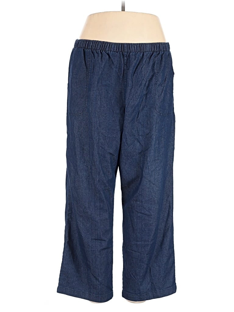 Pre-owned White Stag Casual Pants In Blue