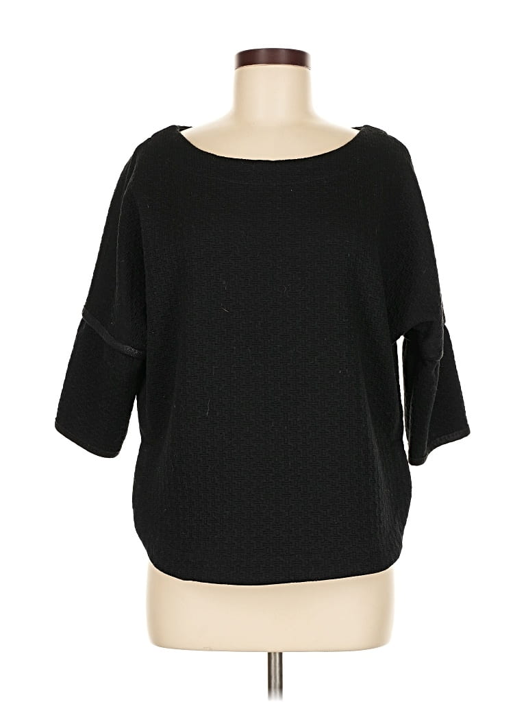 Pre-owned Max Studio Pullover Sweater In Black