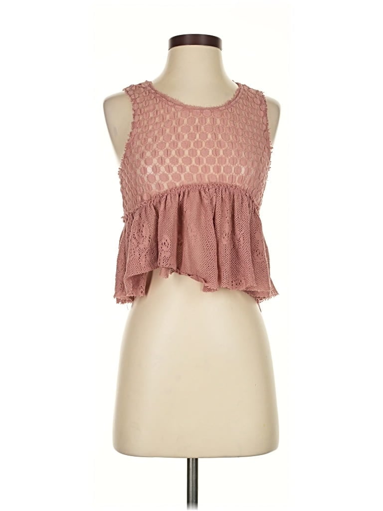 Pre-owned Free People Sleeveless Blouse In Pink