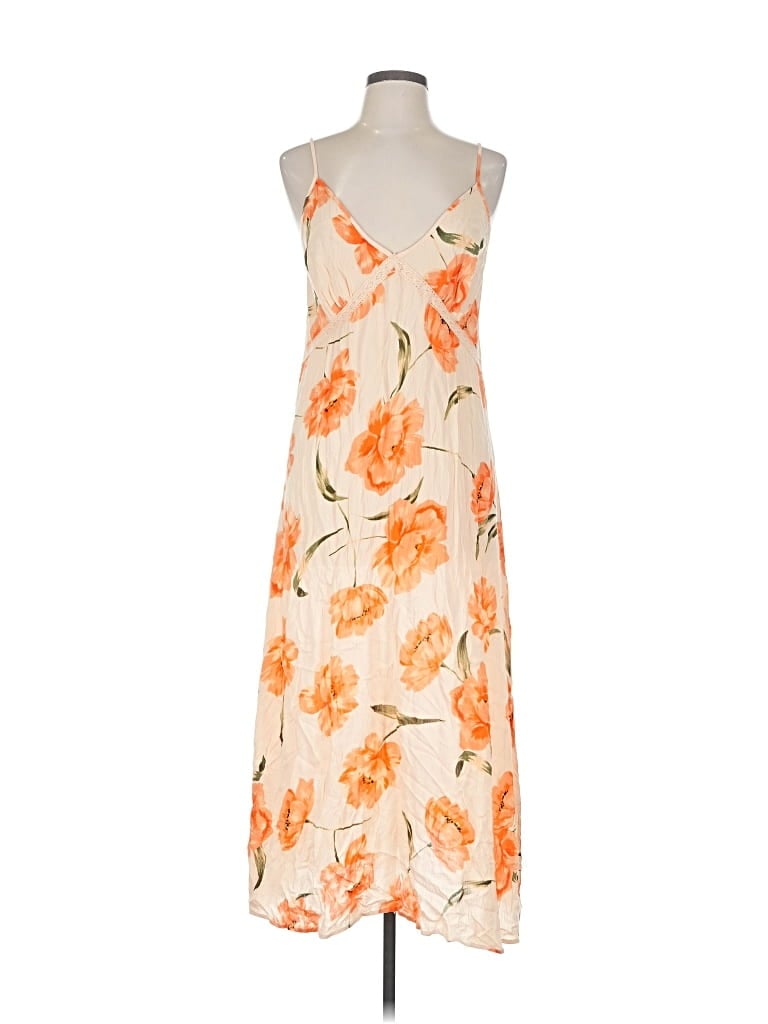 Pre-owned Patrons Of Peace Casual Dress In Orange