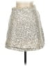 1.State Metallic Silver Formal Skirt Size 2 - photo 2