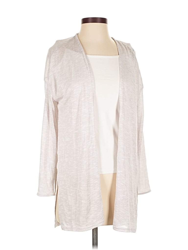 Pre-owned Divided By H&m Cardigan Sweater In White