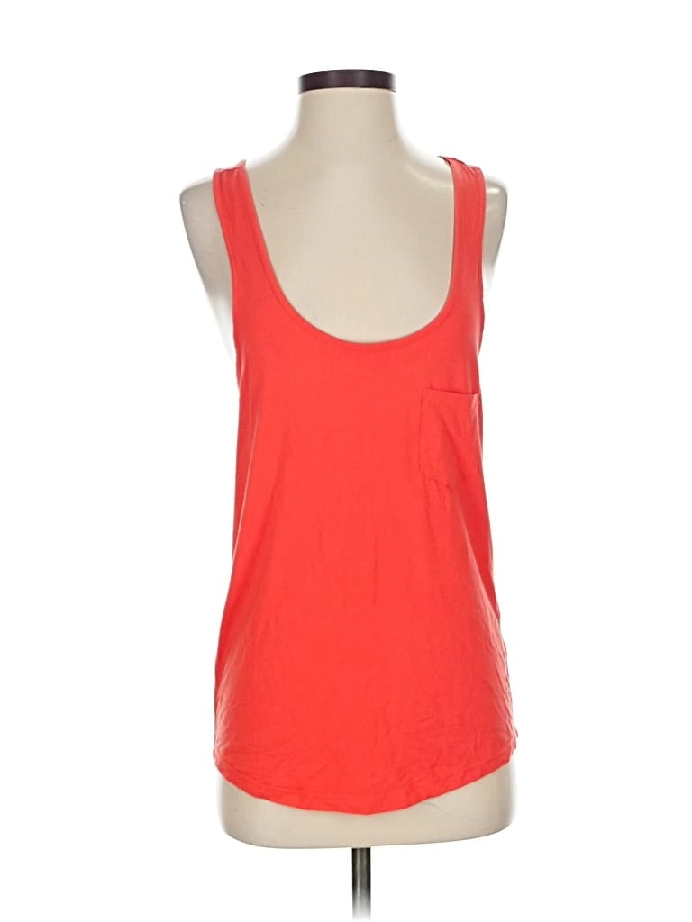 Pre-owned Assorted Brands Tank Top Red Scoop Neck Tops