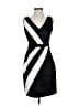 Max and Cleo Graphic Black Cocktail Dress Size 4 - photo 1