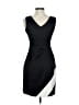 Max and Cleo Graphic Black Cocktail Dress Size 4 - photo 2