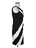 Max and Cleo Graphic Black Cocktail Dress Size 4 - photo 4