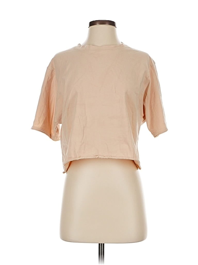 Pre-owned Unbranded Short Sleeve T-shirt In Brown