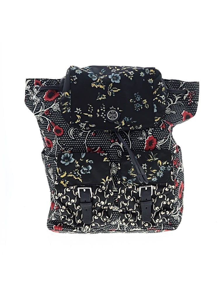 Pre-owned Tory Burch Backpack In Blue