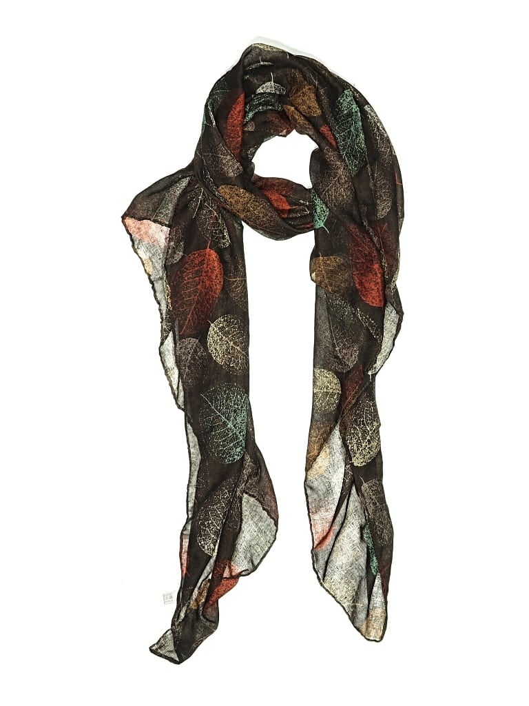 Pre-owned Unbranded Scarf In Brown