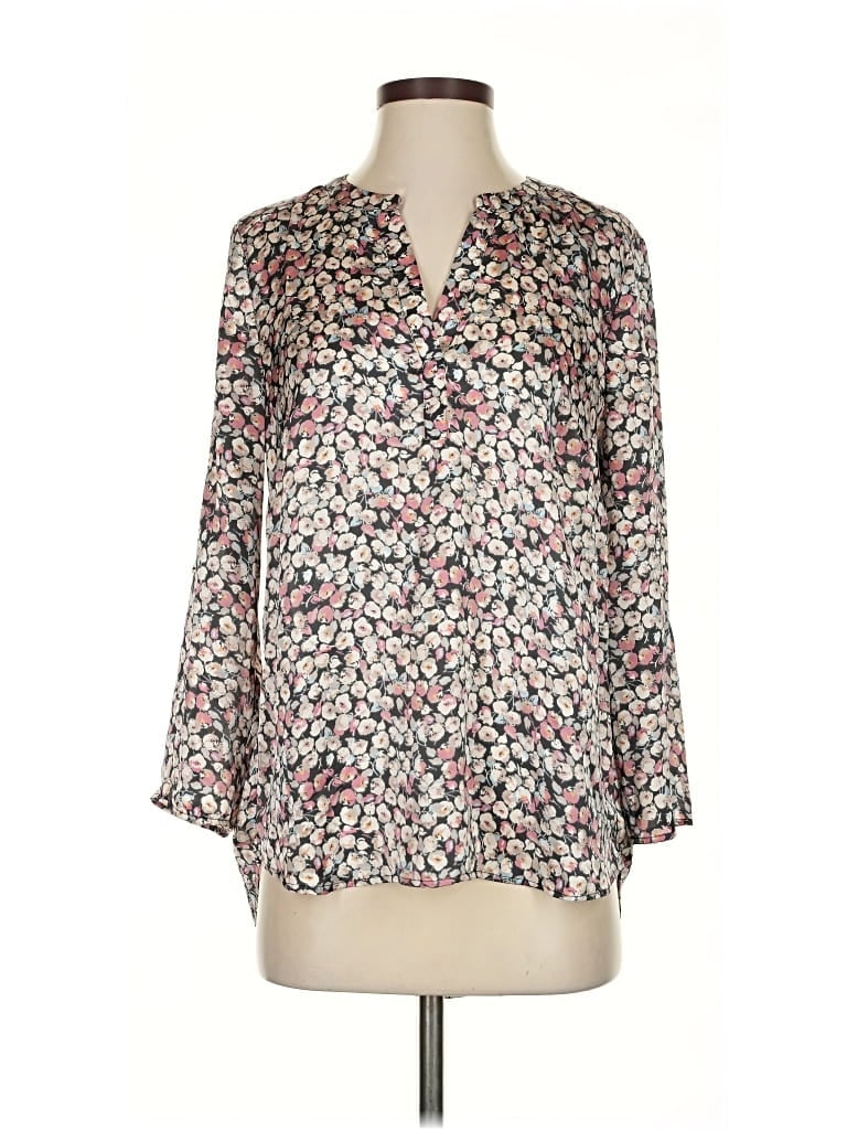 Pre-owned Daniel Rainn 3/4 Sleeve Blouse In White