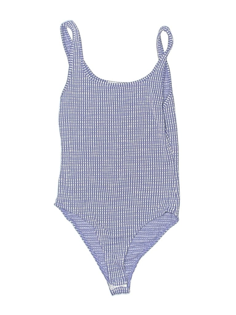 Pre-owned Caution To The Wind Bodysuit In Blue