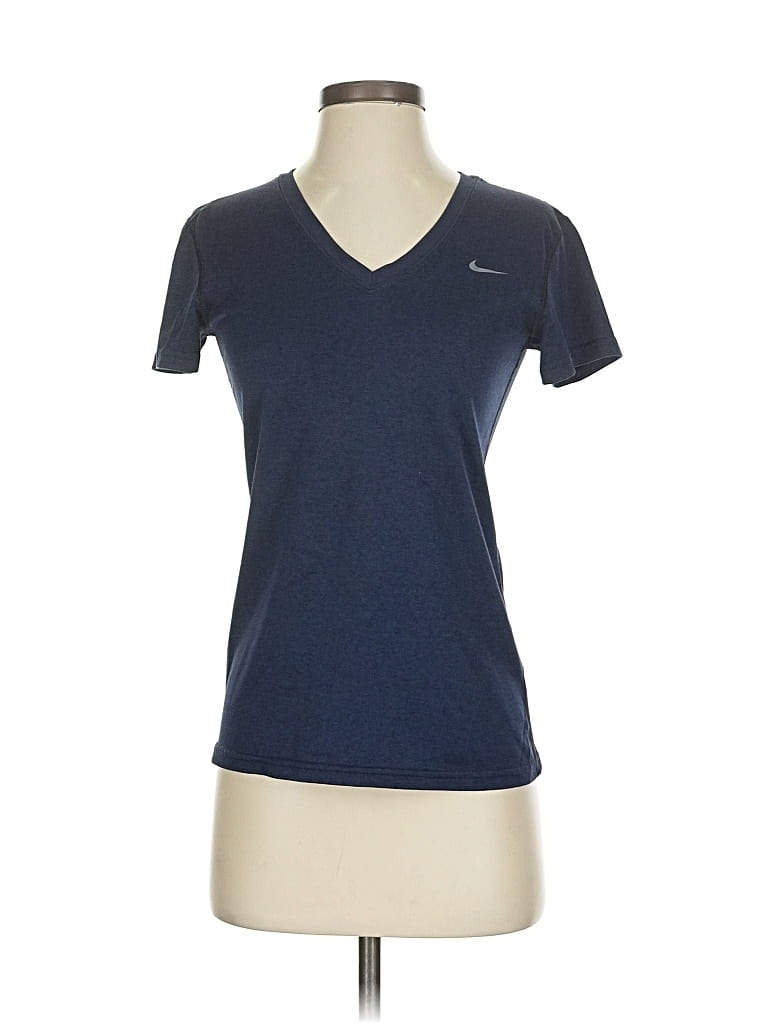 Pre-owned Nike Active T-shirt In Blue