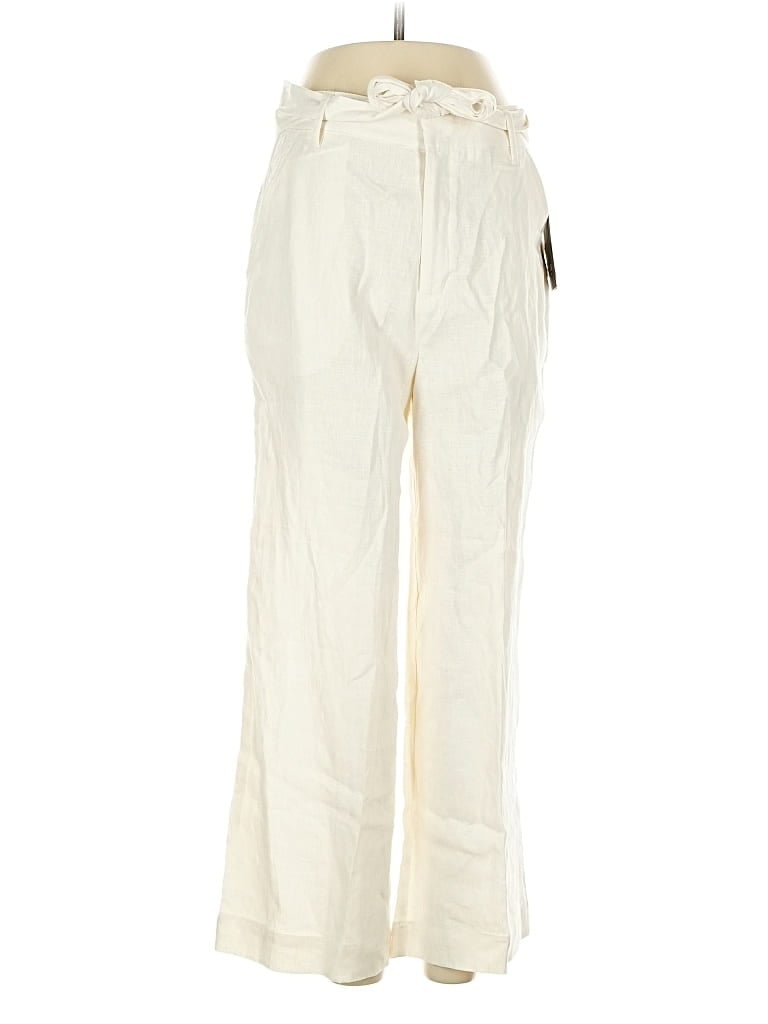 Guess Linen Pants In White