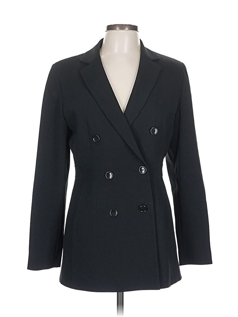 Pre-owned Ann Taylor Blazer Jacket In Black