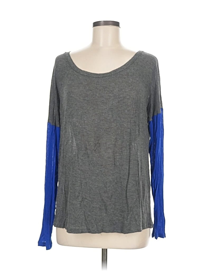 Pre-owned Vintage Havana 3/4 Sleeve T-shirt In Gray