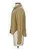 Pilcro 100% Cupro Tweed Tan Long Sleeve Button-Down Shirt Size XXS - photo 5