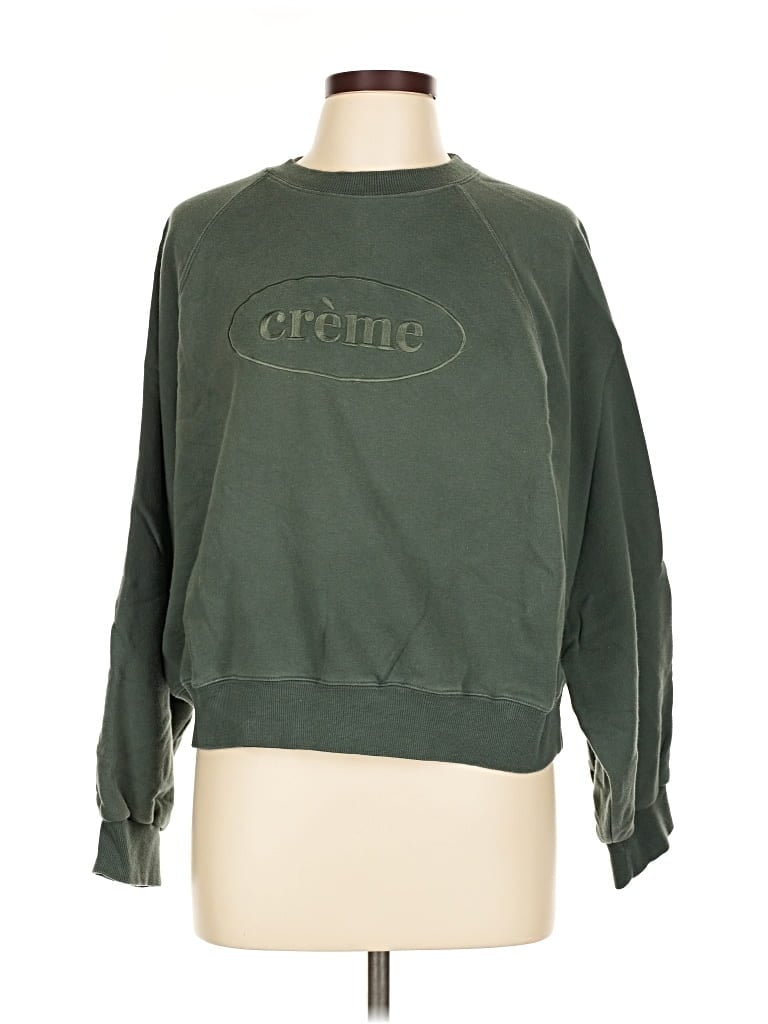 Pre-owned Assorted Brands Sweatshirt In Green