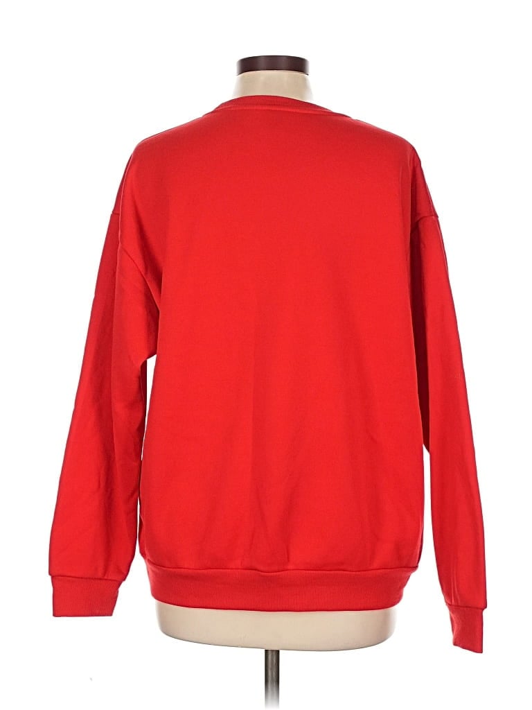 SHEIN Pre-owned Sweatshirt In Red
