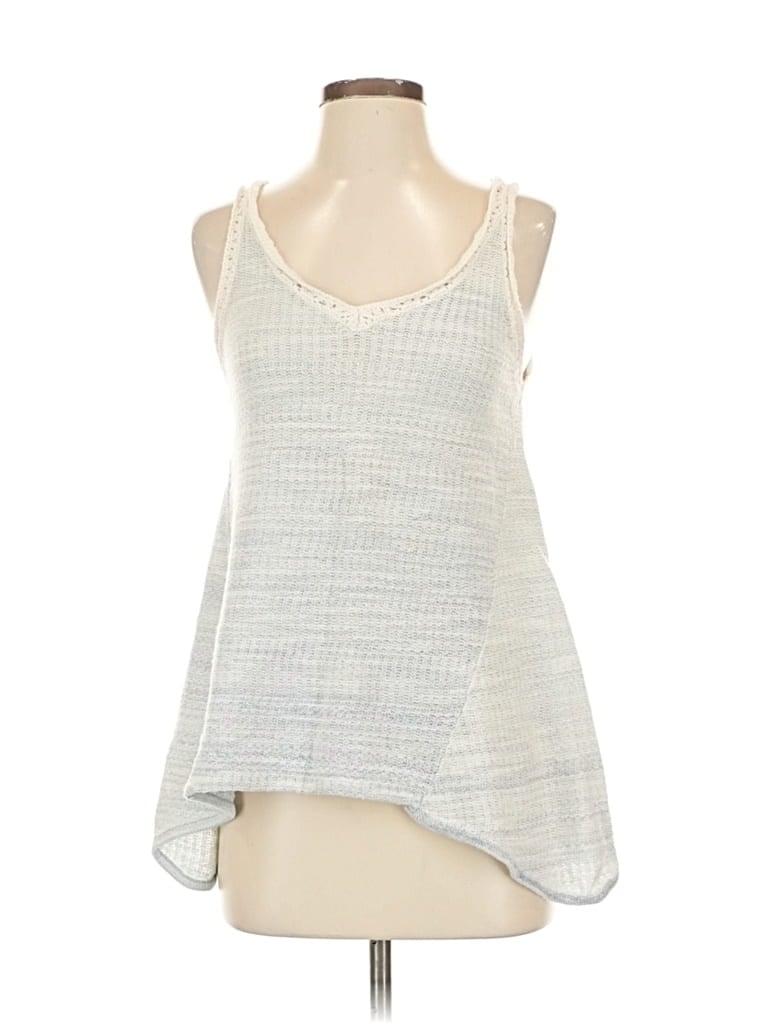 Pre-owned Moth Sleeveless Top Silver Scoop Neck Tops