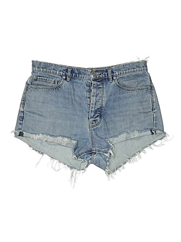 Pre-owned La Vie Rebecca Taylor Denim Shorts In Blue