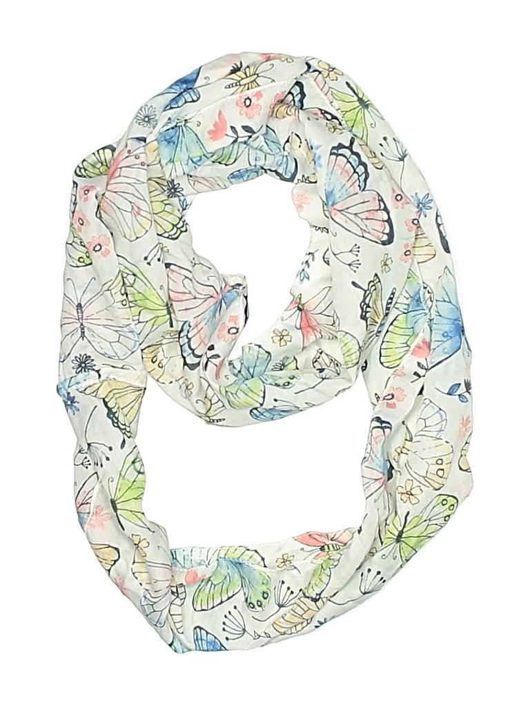 Pre-owned Assorted Brands Scarf In Blue