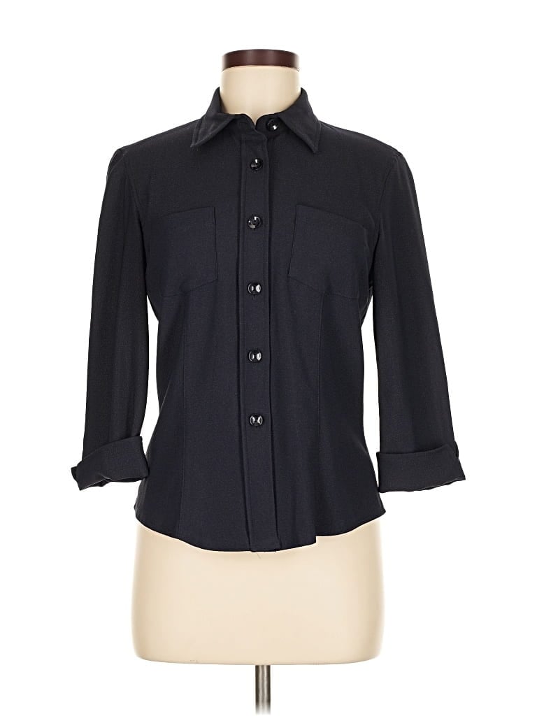 UNBRANDED Pre-owned 3/4 Sleeve Blouse In Blue