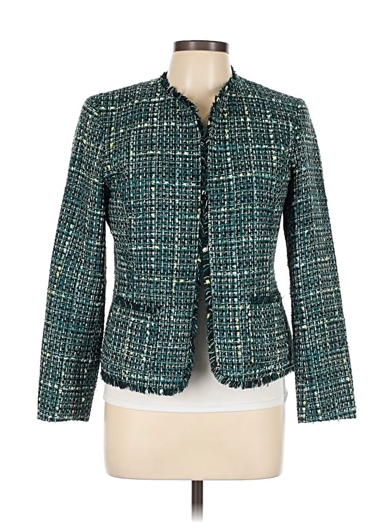 Pre-owned Evan Picone Cardigan Sweater In Blue