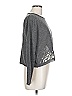 Lauren Vidal Metallic Silver Pullover Sweater Size L - photo 4
