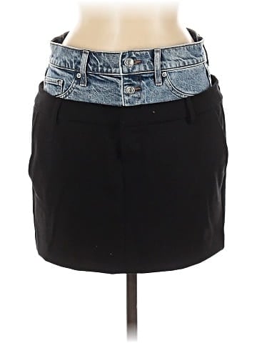 Express Denim Skirt (view 1)