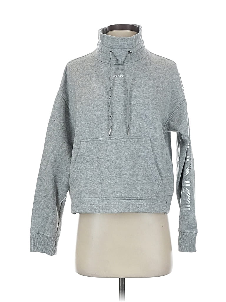 Pre-owned Dkny Sport Sweatshirt In Gray
