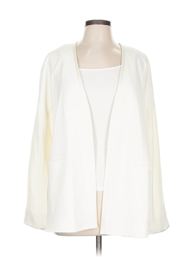 Pre-owned Worth New York Blazer Jacket In White