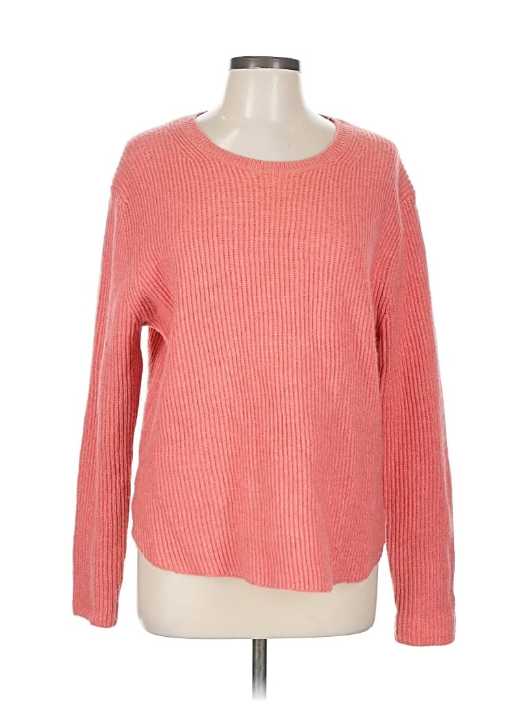 Pre-owned Ann Taylor Loft Pullover Sweater In Pink