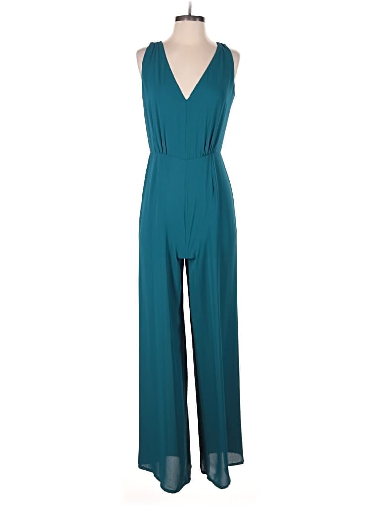 Pre-owned Bcbgmaxazria Jumpsuit In Blue