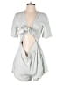 Thakoon Metallic Gray Romper Size 4 - photo 1