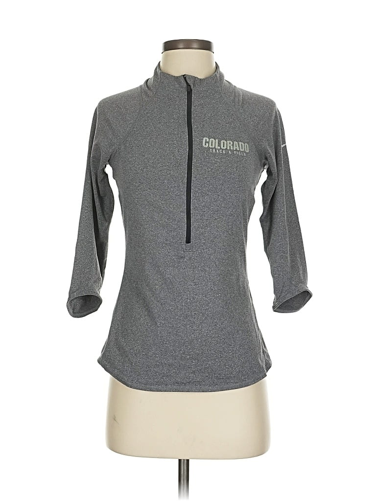 Pre-owned Nike 3/4 Sleeve T-shirt In Gray