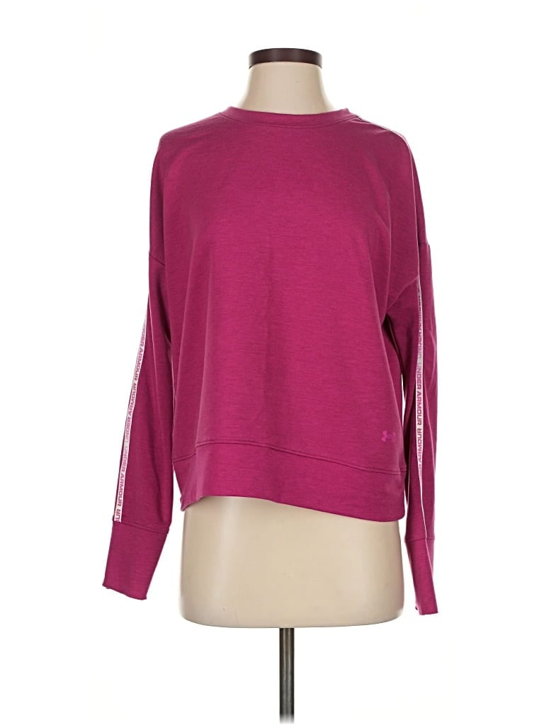 Pre-owned Under Armour Pullover Sweater In Pink