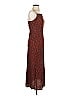 Leith 100% Viscose Chevron-herringbone Brown Cocktail Dress Size XS - photo 4