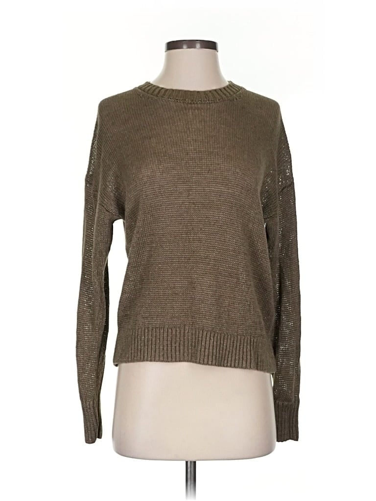 Pre-owned Madewell Pullover Sweater In Brown