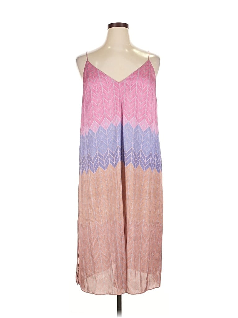 Pre-owned Morgan Carper Casual Dress In Pink