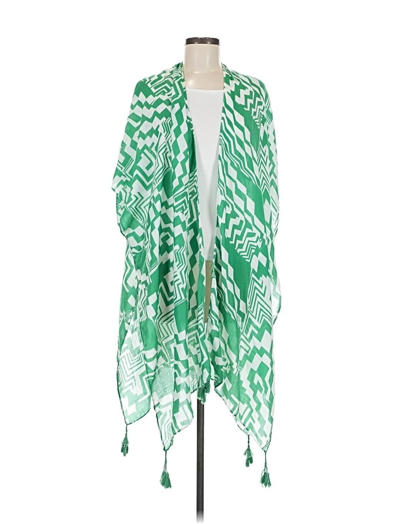 Pre-owned Do Everything In Love Kimono In Green