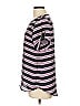 MICHAEL Michael Kors 100% Polyester Stripes Purple Short Sleeve Blouse Size 10 - photo 5