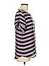 MICHAEL Michael Kors 100% Polyester Stripes Purple Short Sleeve Blouse Size 10 - photo 4