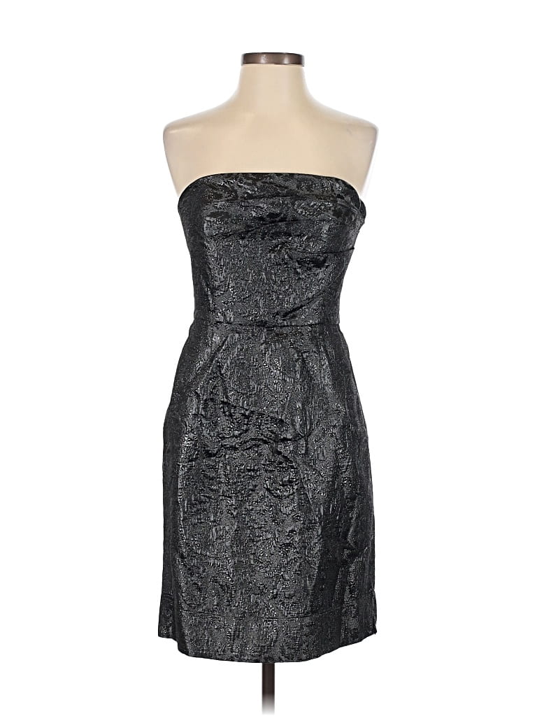 Pre-owned Shoshanna Cocktail Dress In Silver