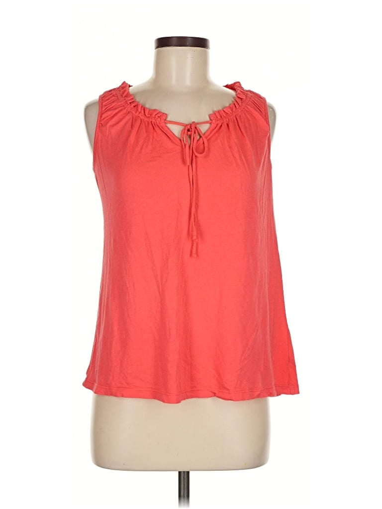 Click to view more detailed imagery on our partner's website Pre-owned Splendid Sleeveless Blouse In Orange