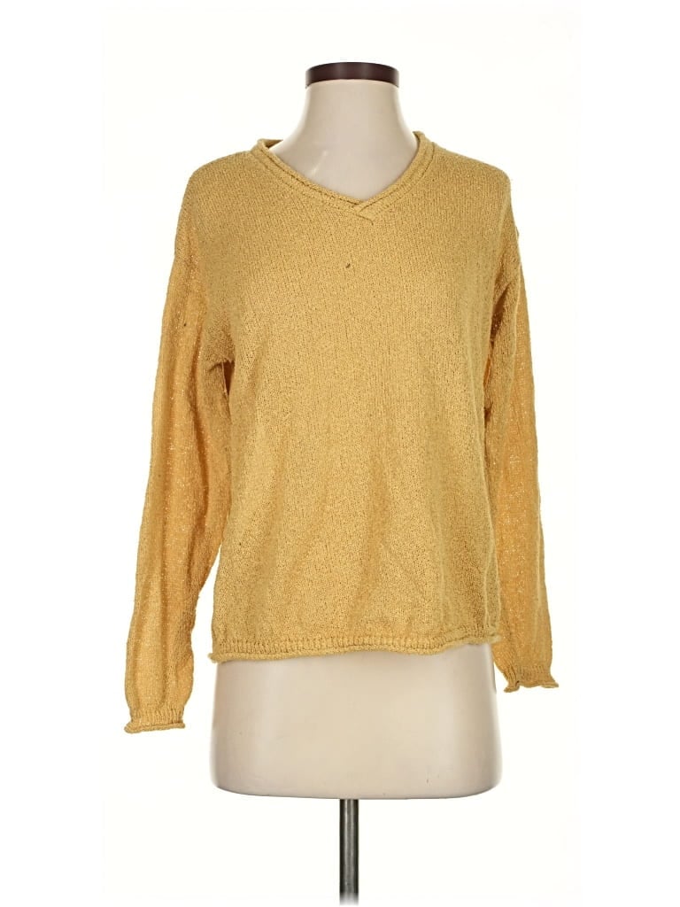 Pre-owned Easel Pullover Sweater In Gold