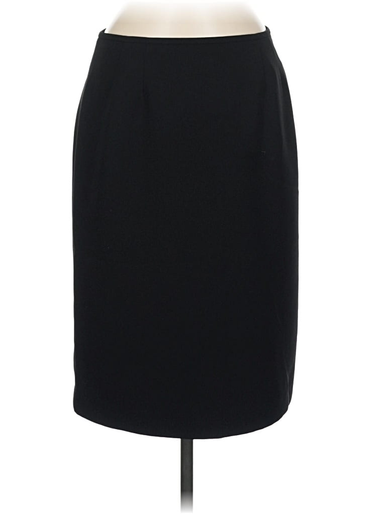 Pre-owned Kasper Formal Skirt In Black