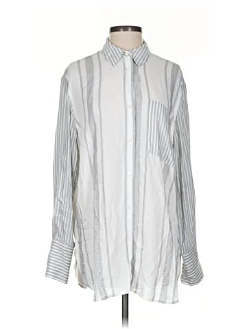 Elizabeth and James Long Sleeve Button-Down Shirt (view 1)
